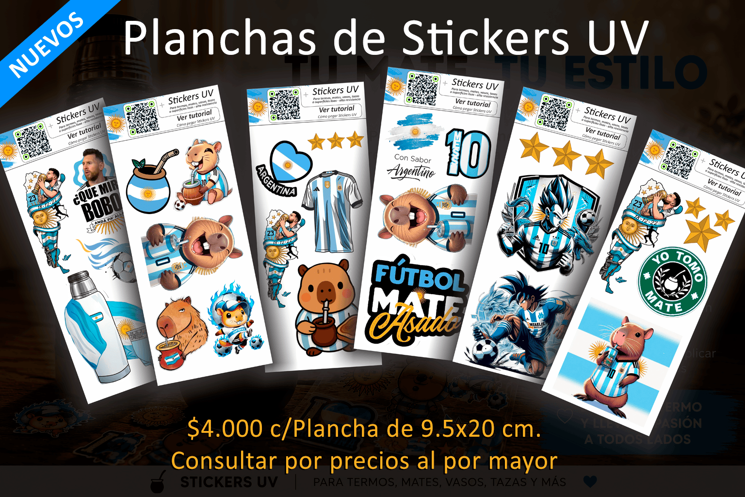 Stickers UV - 4Colores 2