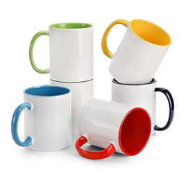 Tazas de cerámica de color para sublimar