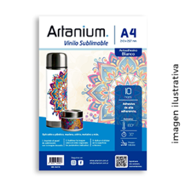 4Colores - Vinilo Sublimables A4 blanco