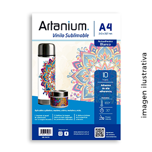 4Colores - Vinilo Sublimables A4 blanco